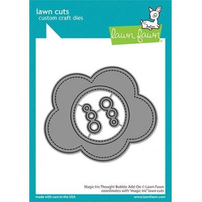 Lawn Fawn Lawn Cuts - Magic Iris Thought Bubble Add-On